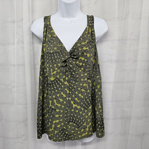 212 Collection Y2K Babydoll Tank Green Abstract Polka Dot Goth Whimsigoth L - Picture 10 of 10